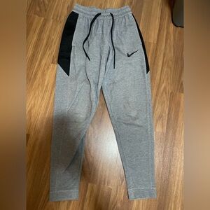 Nike Gray and Black Joggers